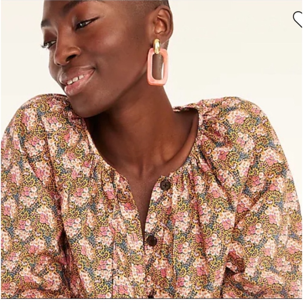 NWT J. CREW MADE IN ITALY RECTANGLE EARRINGS